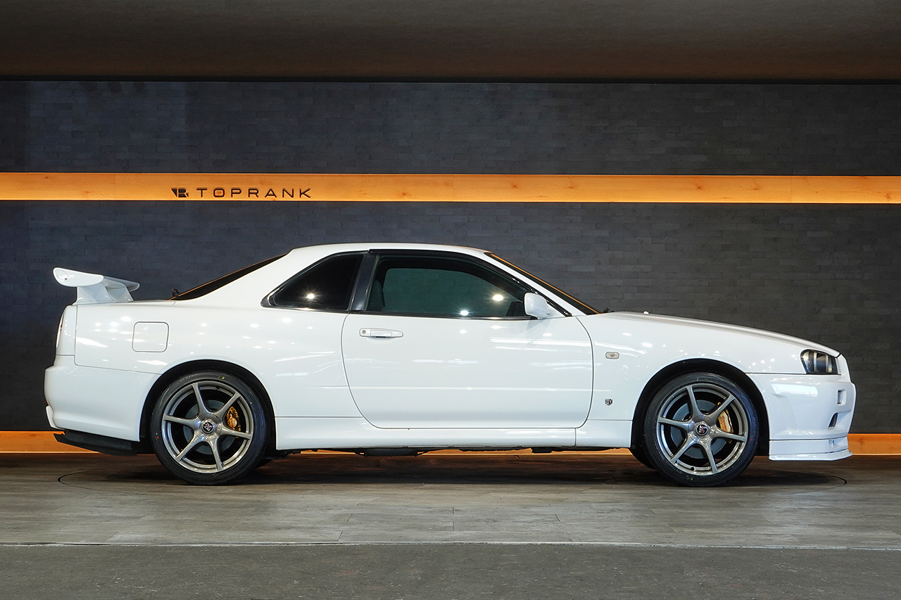 1999 Nissan SKYLINE GT-R BNR34 R34 Skyline GT-R, Impul Blast Muffler, Front Pipe,Mine's VX Rom, HKS Air Cleaner