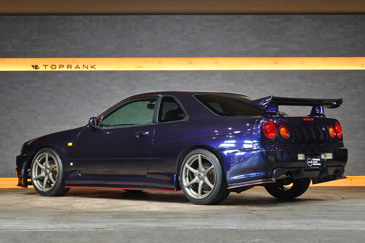 1999 Nissan SKYLINE COUPE ER34 Skyine 25 GT Turbo, Midnight Purple Full Respray, BNR34 R34 Skyline GT-R Style Aero