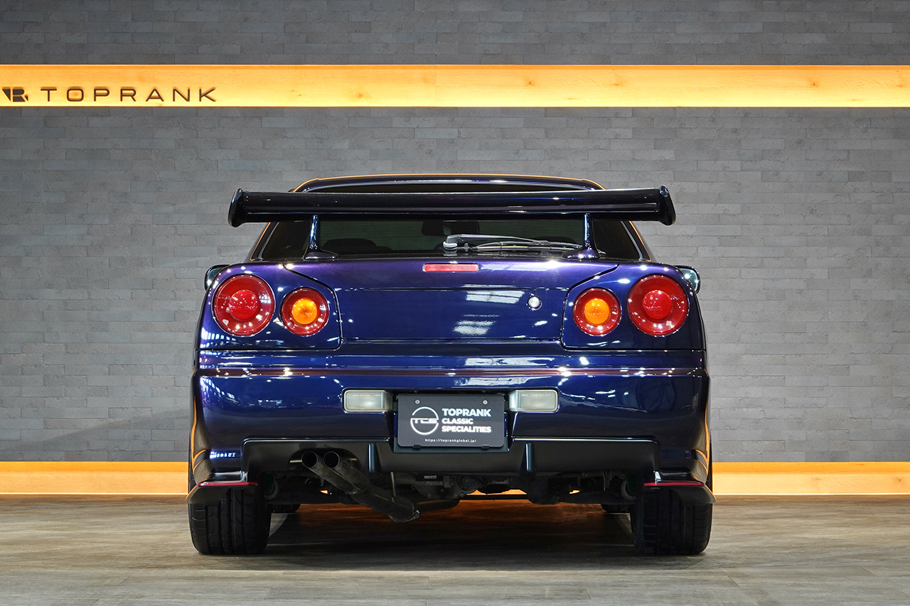 1999 Nissan SKYLINE COUPE ER34 Skyine 25 GT Turbo, Midnight Purple Full Respray, BNR34 R34 Skyline GT-R Style Aero