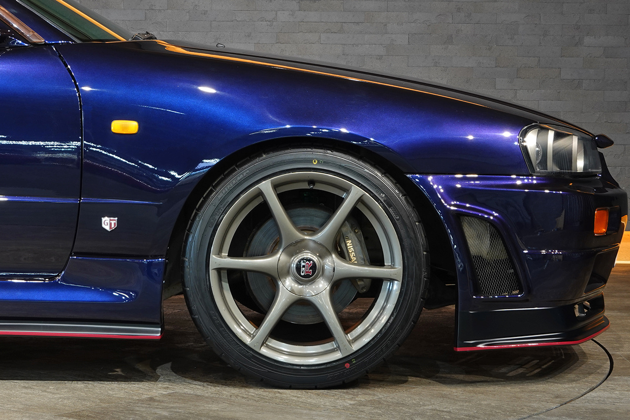 1999 Nissan SKYLINE COUPE ER34 Skyine 25 GT Turbo, Midnight Purple Full Respray, BNR34 R34 Skyline GT-R Style Aero