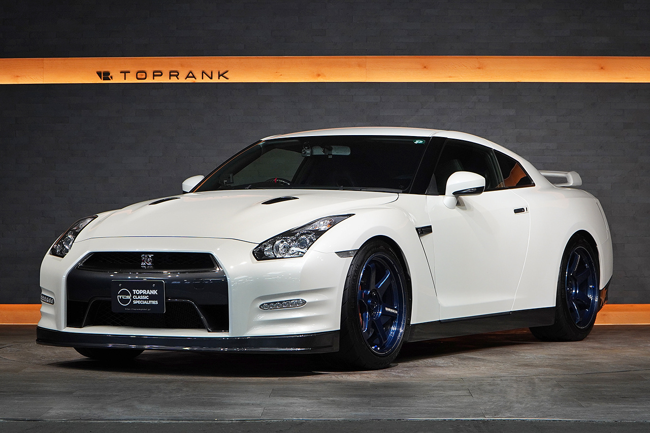 2012 Nissan GT-R R35 GT-R Pure Edition, RAYS Volk Racing TE37 Ultra 20 Inch Wheels, Apexi Muffler, Sard Catalyzer