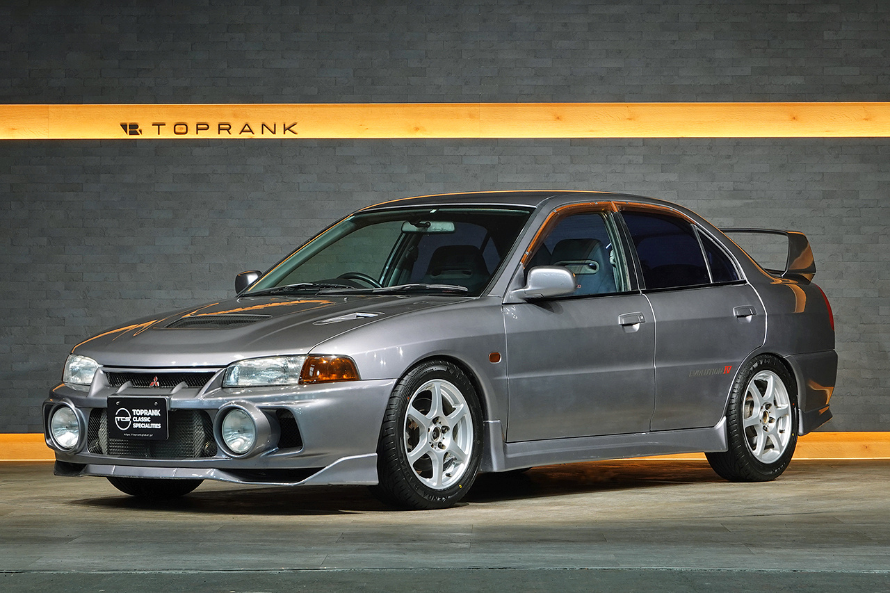 1997 Mitsubishi LANCER EVOLUTION CN9A Lancer GSR Evolution IV, HKS Muffler, Air Cleaner, Cusco Height Adjustable Coilovers