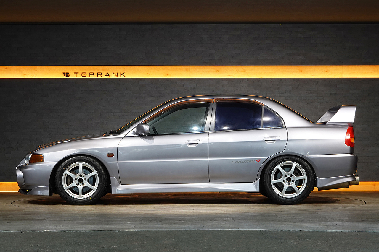 1997 Mitsubishi LANCER EVOLUTION CN9A Lancer GSR Evolution IV, HKS Muffler, Air Cleaner, Cusco Height Adjustable Coilovers