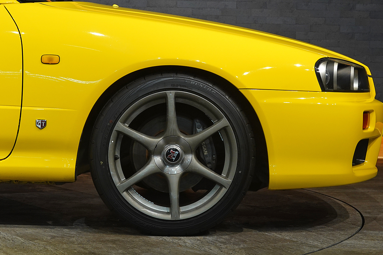 1999 Nissan SKYLINE COUPE ER34 Skyine 25 GT Turbo, RARE Lightning Yellow -EV1-, Recaro SR-7 Seat, BNR34 Skyline GT-R Wheels