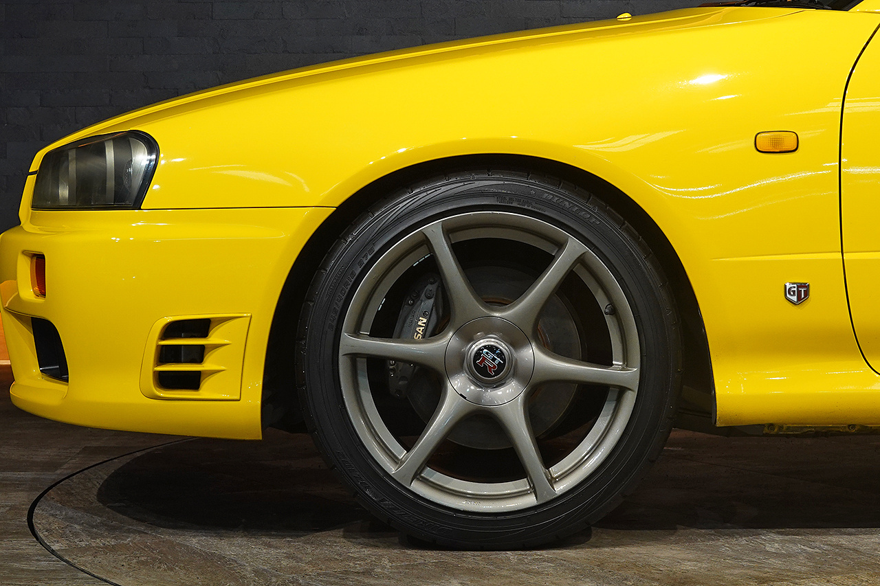 1999 Nissan SKYLINE COUPE ER34 Skyine 25 GT Turbo, RARE Lightning Yellow -EV1-, Recaro SR-7 Seat, BNR34 Skyline GT-R Wheels