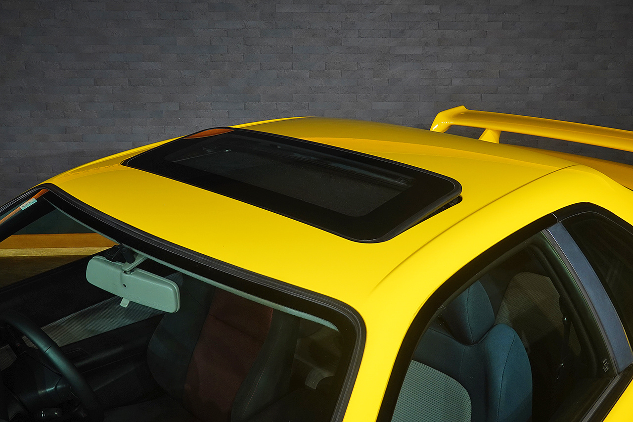 1999 Nissan SKYLINE COUPE ER34 Skyine 25 GT Turbo, RARE Lightning Yellow -EV1-, Recaro SR-7 Seat, BNR34 Skyline GT-R Wheels
