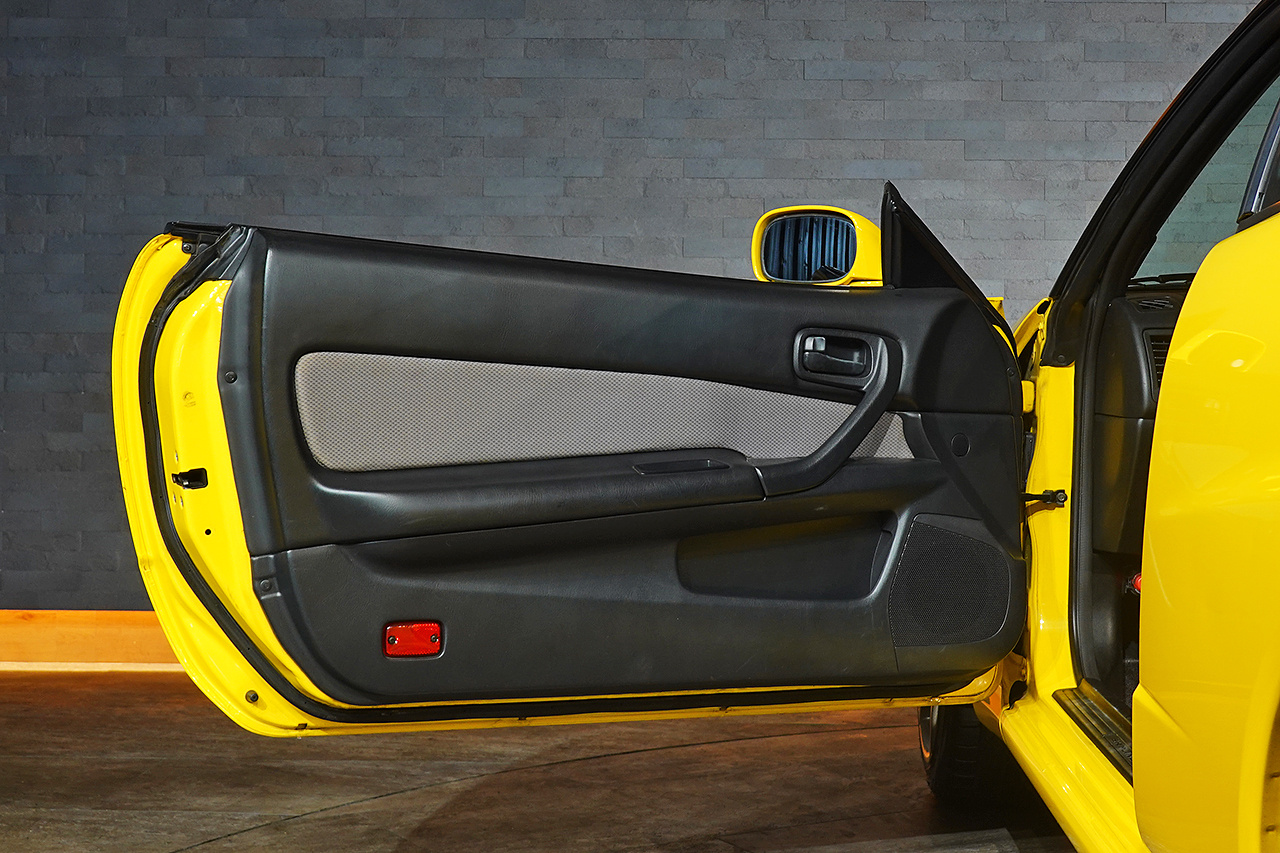 1999 Nissan SKYLINE COUPE ER34 Skyine 25 GT Turbo, RARE Lightning Yellow -EV1-, Recaro SR-7 Seat, BNR34 Skyline GT-R Wheels