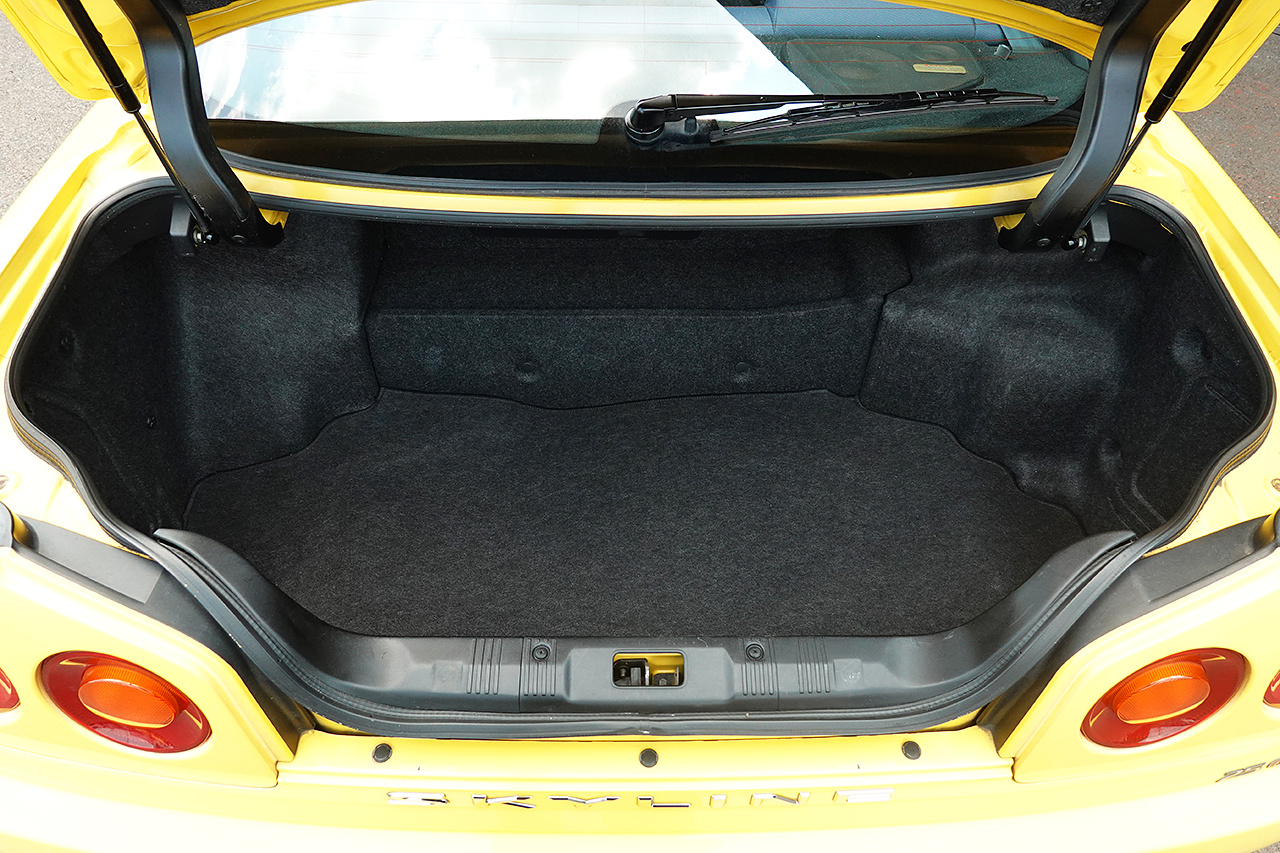 1999 Nissan SKYLINE COUPE ER34 Skyine 25 GT Turbo, RARE Lightning Yellow -EV1-, Recaro SR-7 Seat, BNR34 Skyline GT-R Wheels