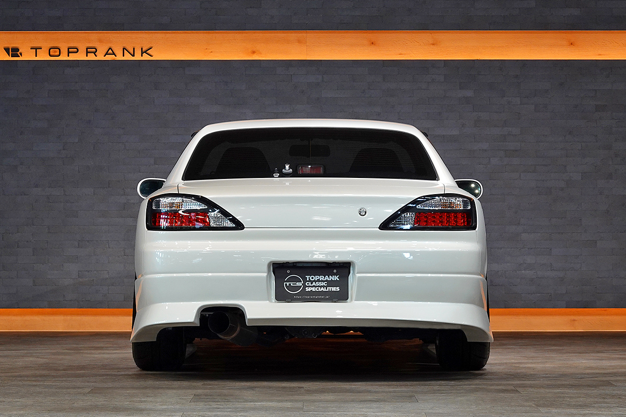 2001 Nissan SILVIA S15 Silvia Spec-R, Aftermarket Aero, RAYS Gram Lights 18 Inch Wheels, Aftermarket Intercooler