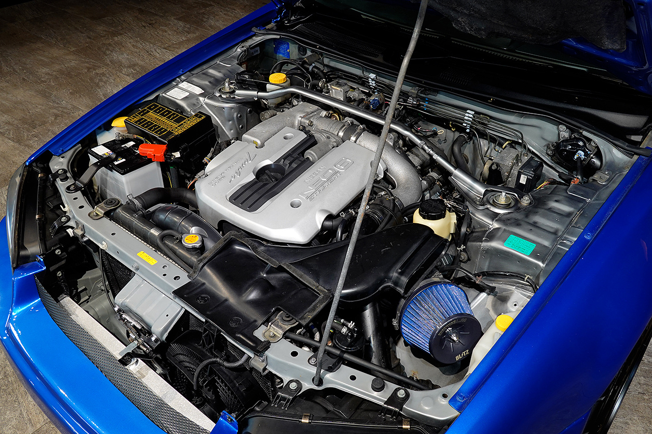 2000 Nissan SKYLINE COUPE ER34 R34 Skyline 25GT TURBO CP, BLITZ Intercooler. BLITZ Air Cleaner