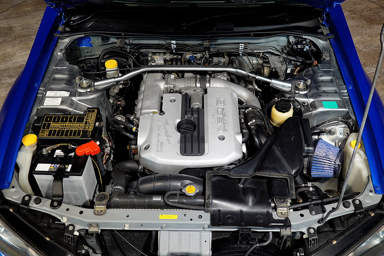2000 Nissan SKYLINE COUPE ER34 R34 Skyline 25GT TURBO CP, BLITZ Intercooler. BLITZ Air Cleaner