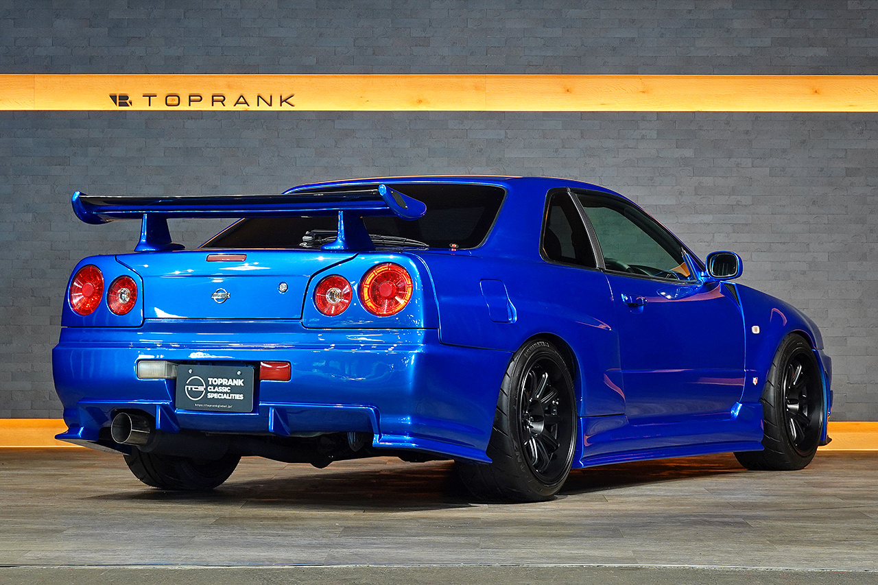 2000 Nissan SKYLINE COUPE ER34 R34 Skyline 25GT TURBO CP, BLITZ Intercooler. BLITZ Air Cleaner