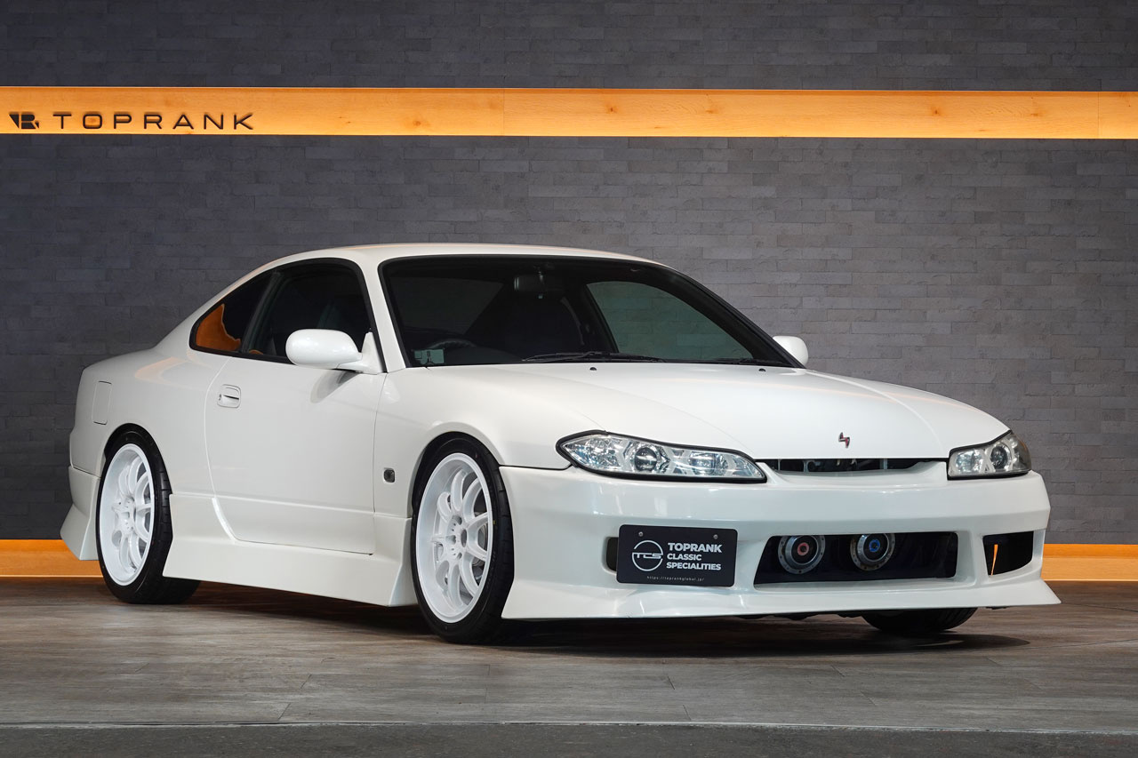 1999 Nissan SILVIA Nissan S15 Silvia SPEC-S, URAS Aero, HKS Muffler, TEIN Coilovers