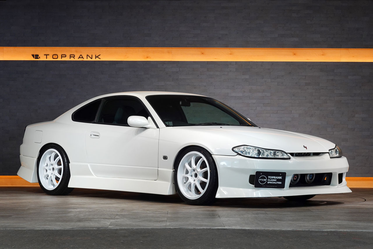 1999 Nissan SILVIA Nissan S15 Silvia SPEC-S, URAS Aero, HKS Muffler, TEIN Coilovers