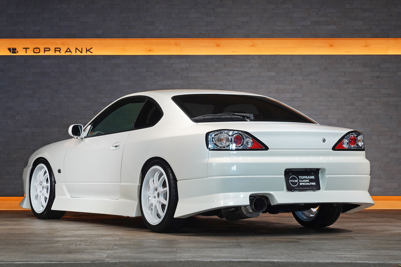 1999 Nissan SILVIA Nissan S15 Silvia SPEC-S, URAS Aero, HKS Muffler, TEIN Coilovers