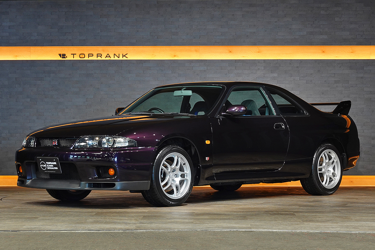1995 Nissan SKYLINE GT-R BCNR33 R33 Skyline GT-R, Factory Midnight Purple -LP2-,  Series 3 Headlights, HKS EVC