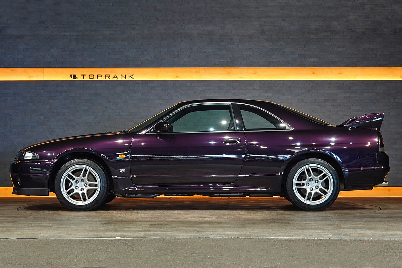 1995 Nissan SKYLINE GT-R BCNR33 R33 Skyline GT-R, Factory Midnight Purple -LP2-,  Series 3 Headlights, HKS EVC