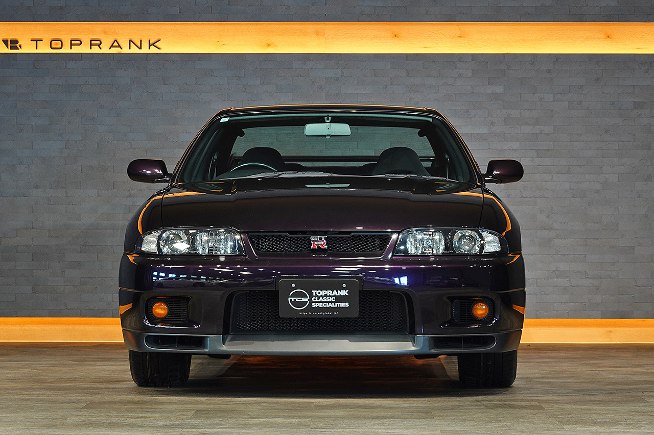 1995 Nissan SKYLINE GT-R BCNR33 R33 Skyline GT-R, Factory Midnight Purple -LP2-,  Series 3 Headlights, HKS EVC