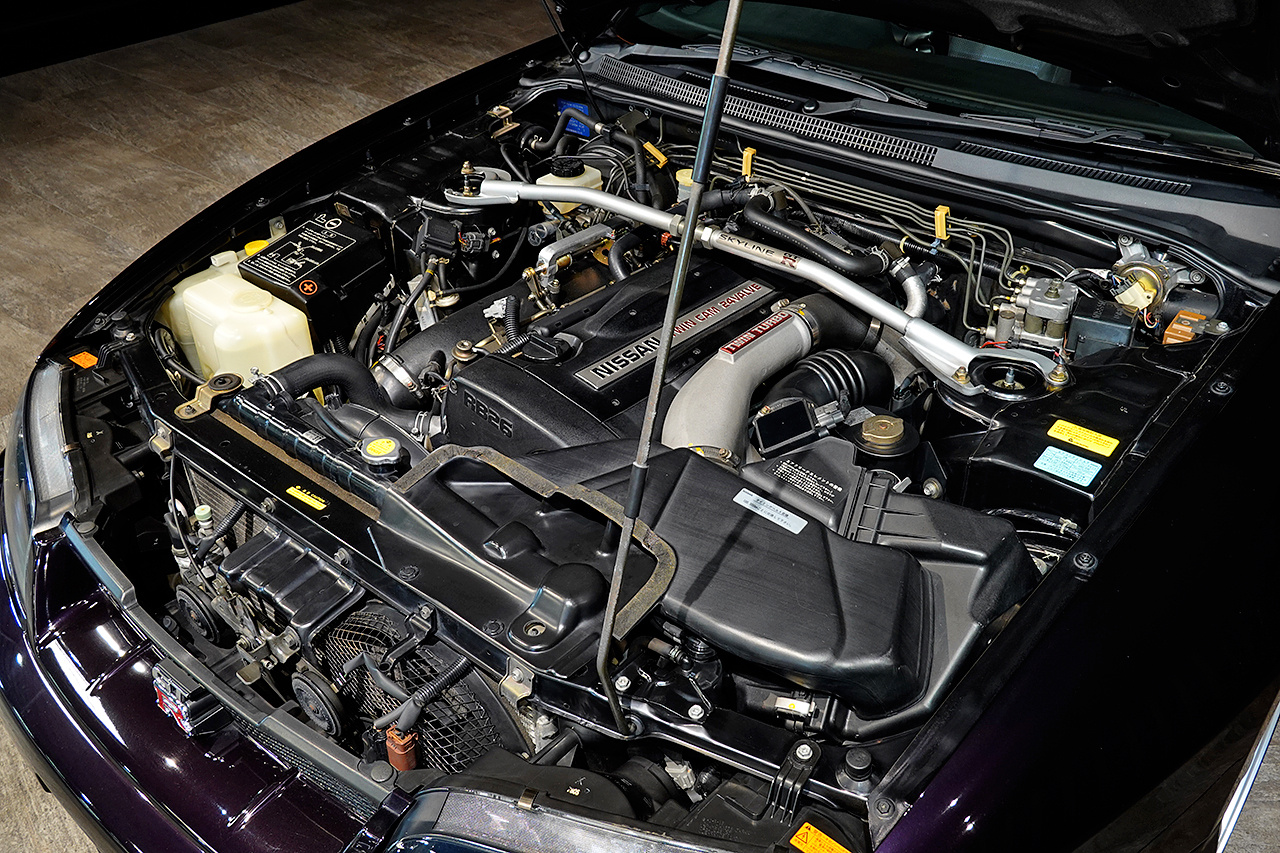 1995 Nissan SKYLINE GT-R BCNR33 R33 Skyline GT-R, Factory Midnight Purple -LP2-,  Series 3 Headlights, HKS EVC
