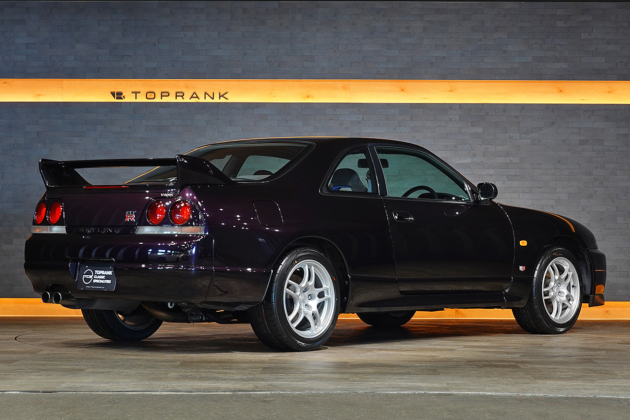 1995 Nissan SKYLINE GT-R BCNR33 R33 Skyline GT-R, Factory Midnight Purple -LP2-,  Series 3 Headlights, HKS EVC