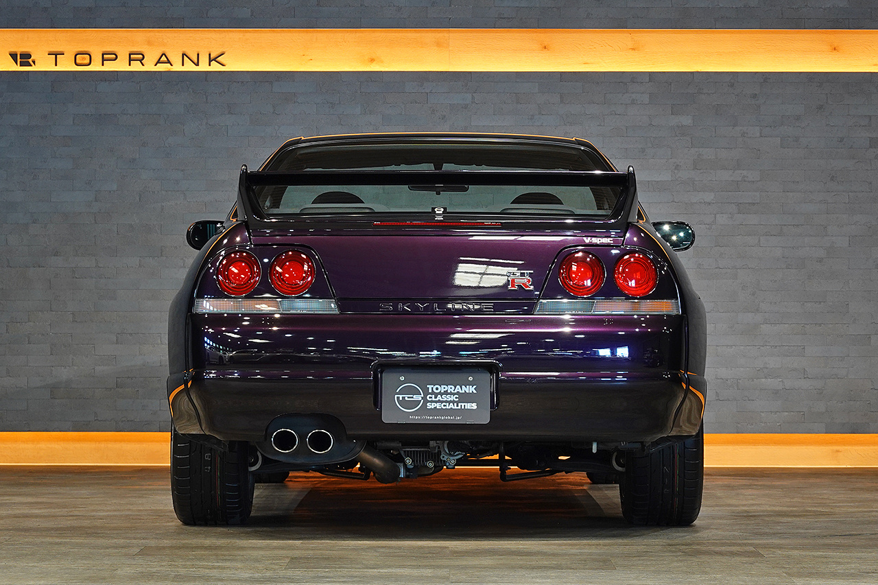 1995 Nissan SKYLINE GT-R BCNR33 R33 Skyline GT-R, Factory Midnight Purple -LP2-,  Series 3 Headlights, HKS EVC