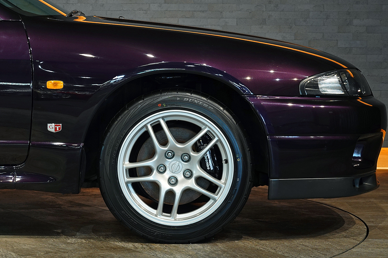 1995 Nissan SKYLINE GT-R BCNR33 R33 Skyline GT-R, Factory Midnight Purple -LP2-,  Series 3 Headlights, HKS EVC
