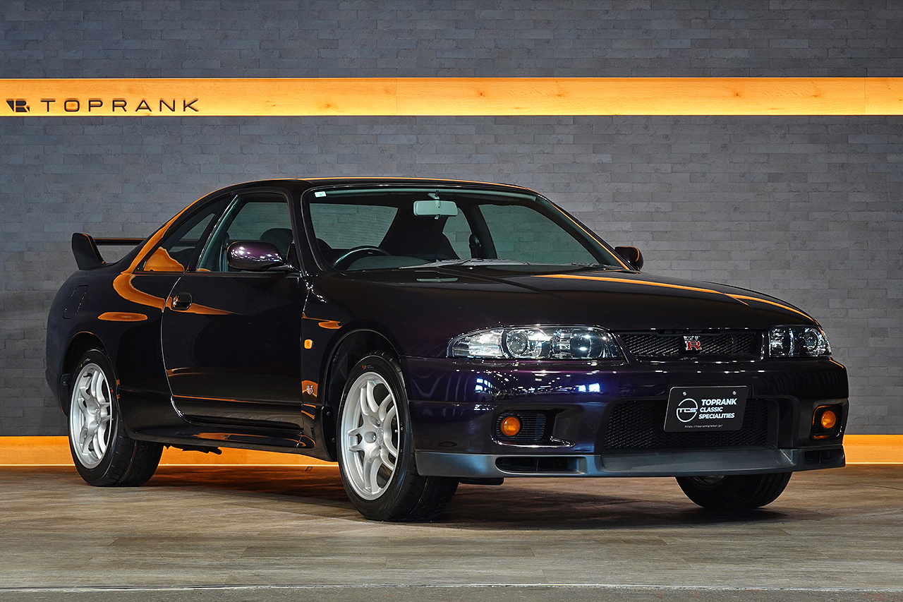 1995 Nissan SKYLINE GT-R BCNR33 R33 Skyline GT-R, Factory Midnight Purple -LP2-,  Series 3 Headlights, HKS EVC