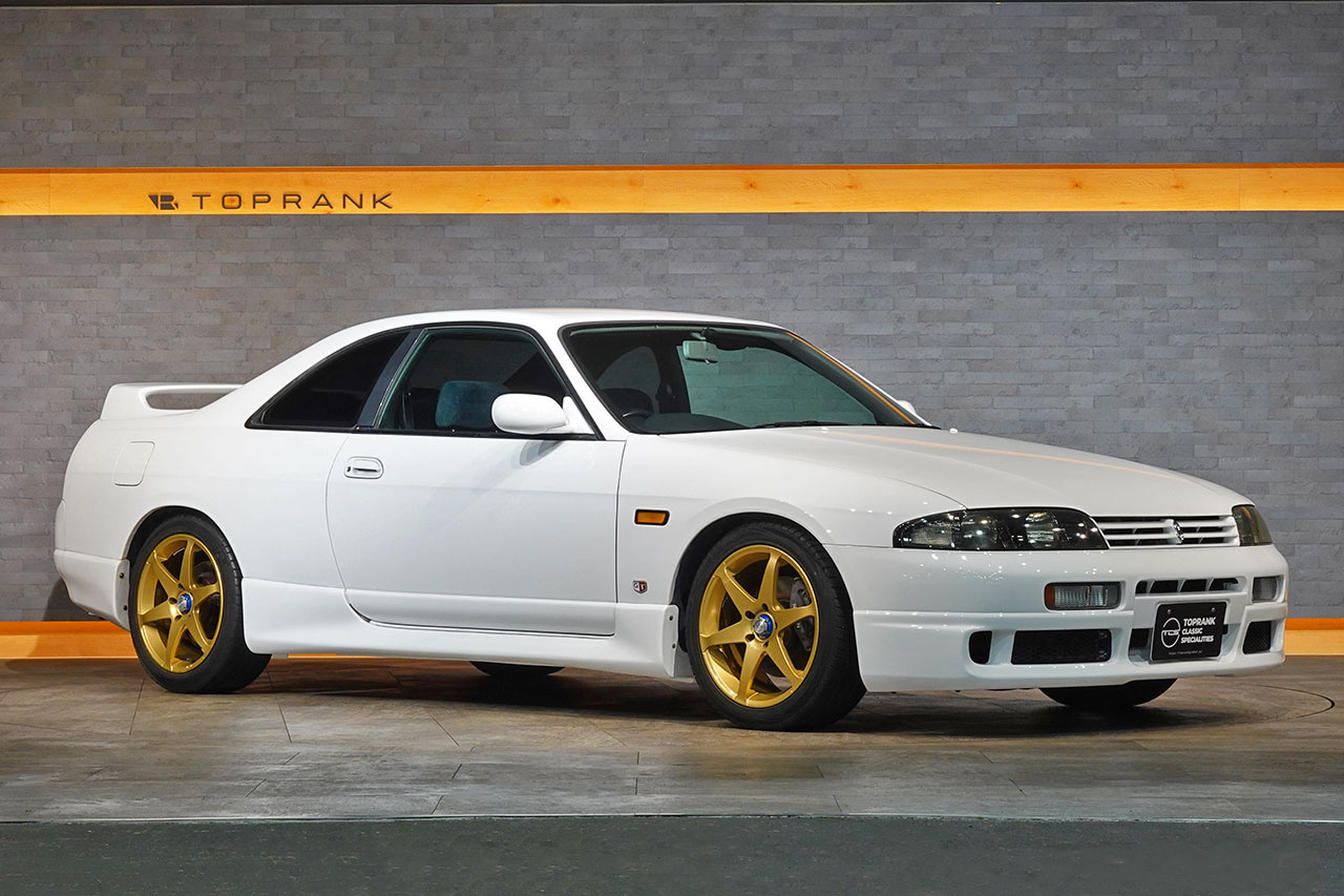 1996 Nissan SKYLINE COUPE ECR33 R33 Skyline GTS25t Type M, Aftermarket 17 Inch Wheels, KTS Height Adjustable Coilovers
