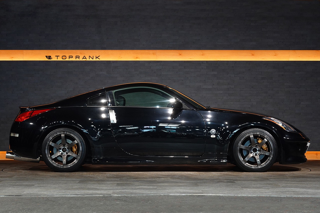 2003 Nissan FAIRLADY Z Nissan Z33 FAIRLADY Z Version S, Aftermarket Aero, RAYS Volk Racing TE37 SAGA SL 18inch Wheels