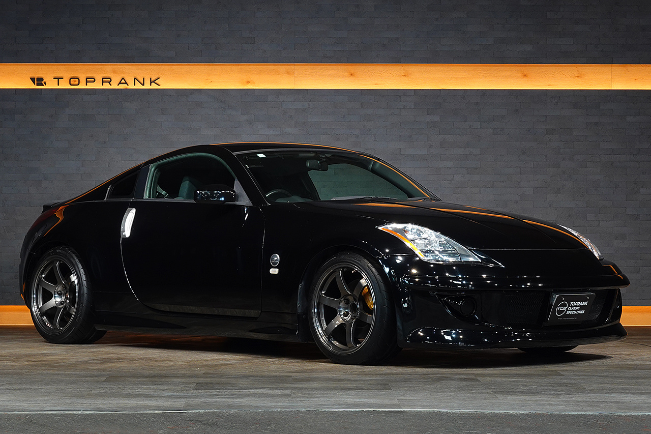 2003 Nissan FAIRLADY Z Nissan Z33 FAIRLADY Z Version S, Aftermarket Aero, RAYS Volk Racing TE37 SAGA SL 18inch Wheels