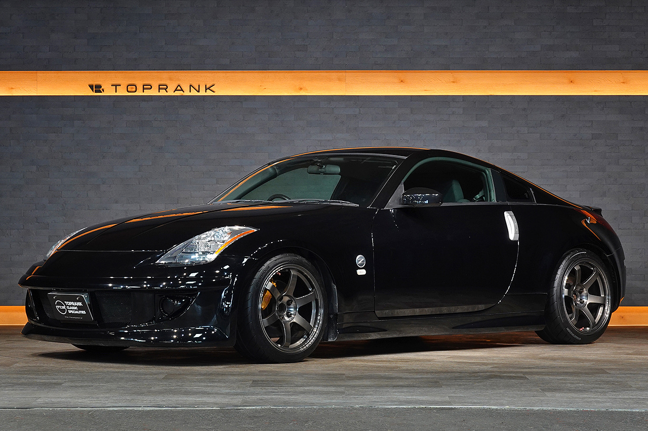 2003 Nissan FAIRLADY Z Nissan Z33 FAIRLADY Z Version S, Aftermarket Aero, RAYS Volk Racing TE37 SAGA SL 18inch Wheels