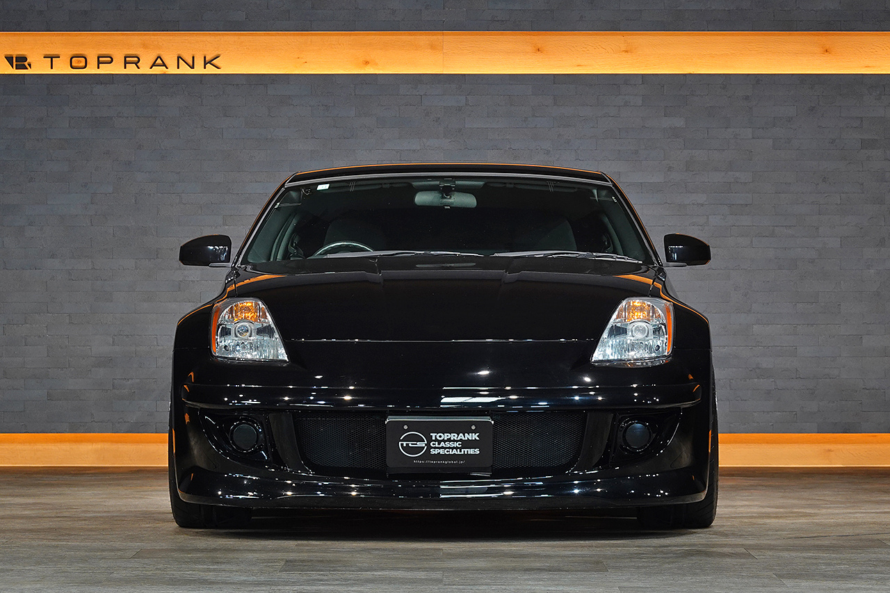 2003 Nissan FAIRLADY Z Nissan Z33 FAIRLADY Z Version S, Aftermarket Aero, RAYS Volk Racing TE37 SAGA SL 18inch Wheels