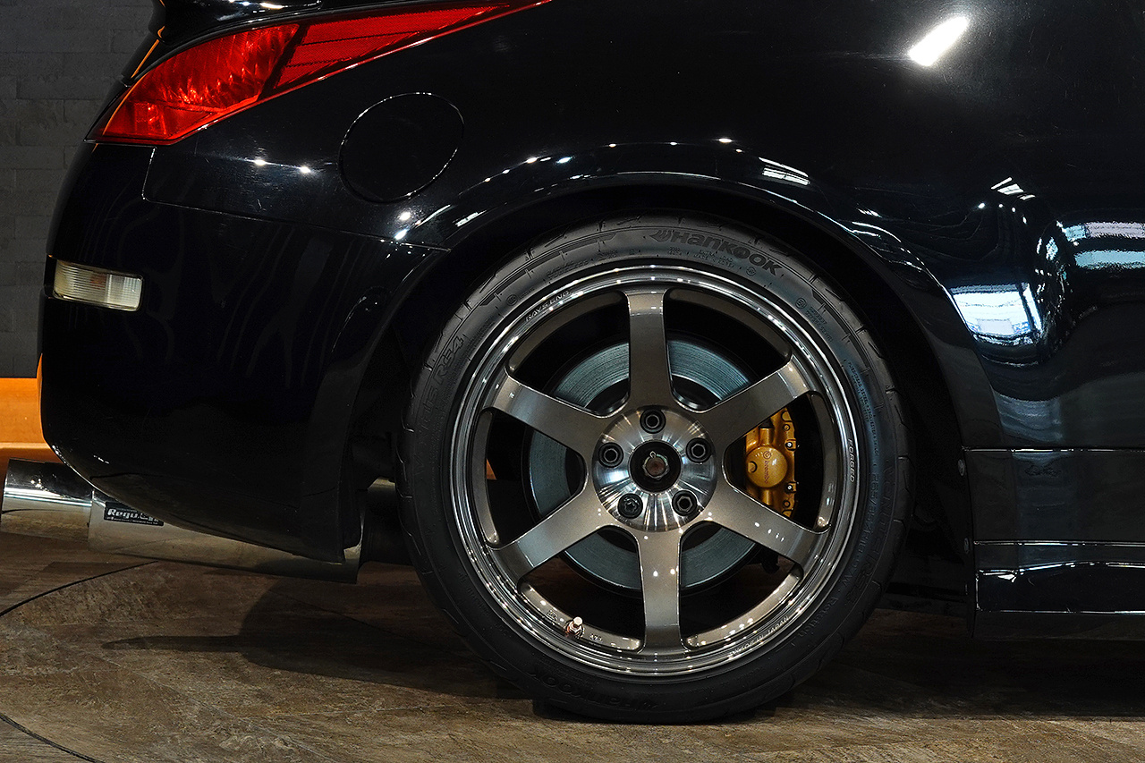 2003 Nissan FAIRLADY Z Nissan Z33 FAIRLADY Z Version S, Aftermarket Aero, RAYS Volk Racing TE37 SAGA SL 18inch Wheels