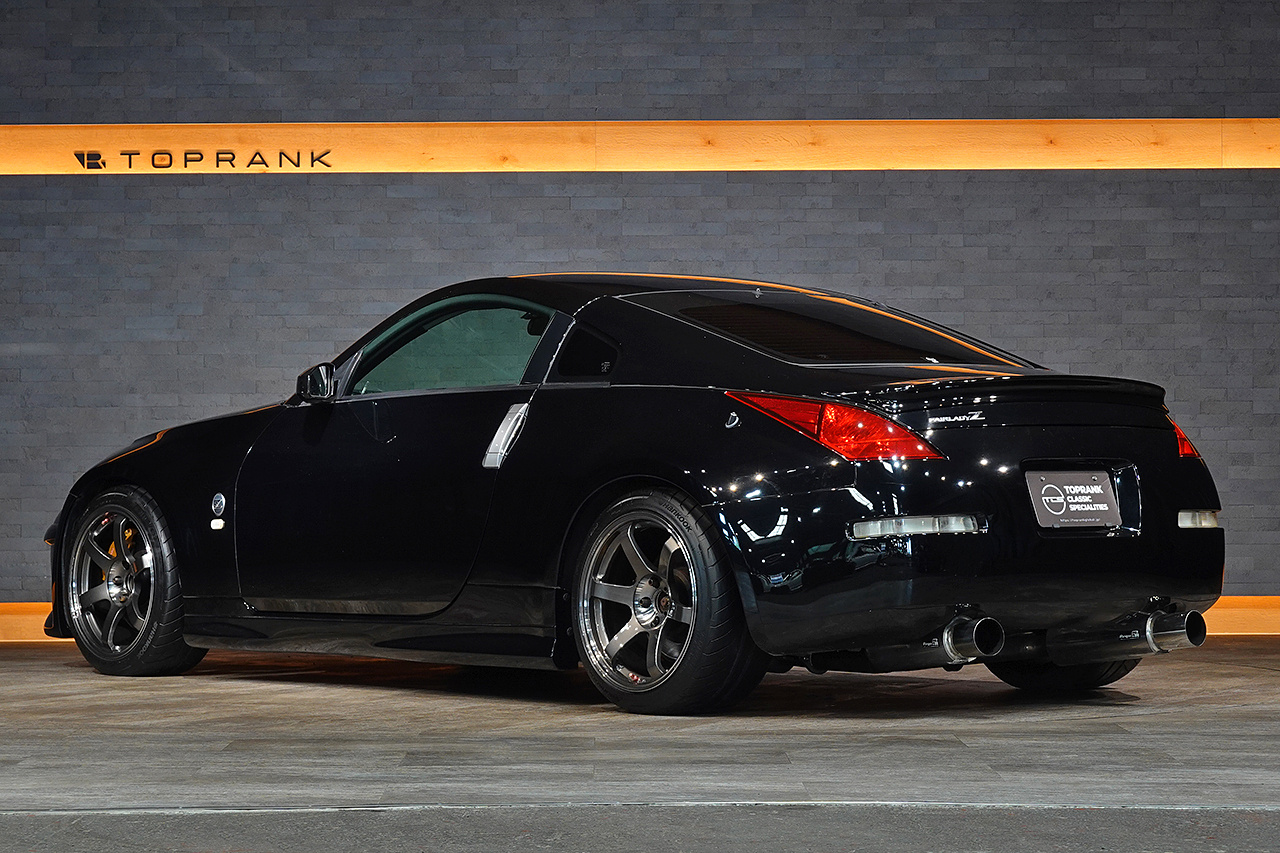 2003 Nissan FAIRLADY Z Nissan Z33 FAIRLADY Z Version S, Aftermarket Aero, RAYS Volk Racing TE37 SAGA SL 18inch Wheels