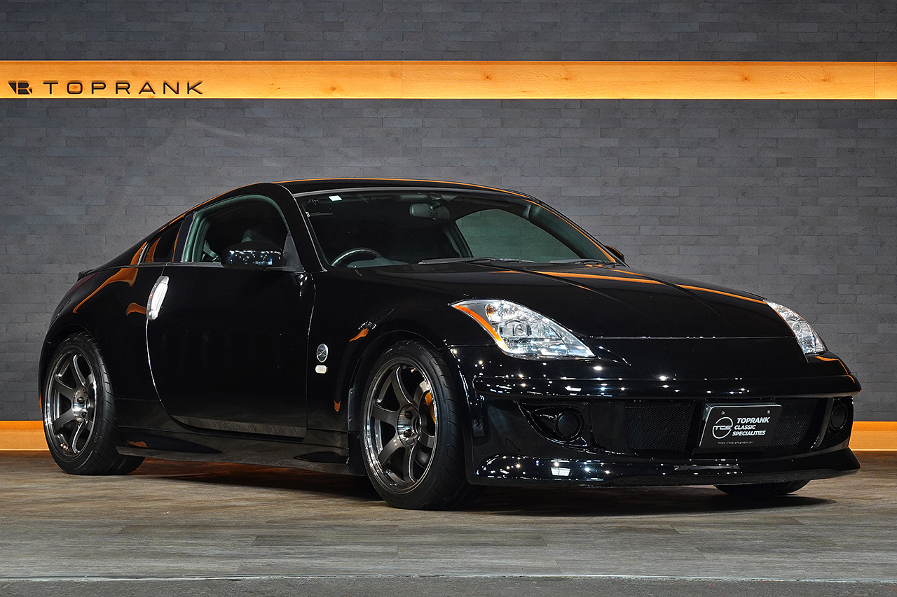 2003 Nissan FAIRLADY Z Nissan Z33 FAIRLADY Z Version S, Aftermarket Aero, RAYS Volk Racing TE37 SAGA SL 18inch Wheels