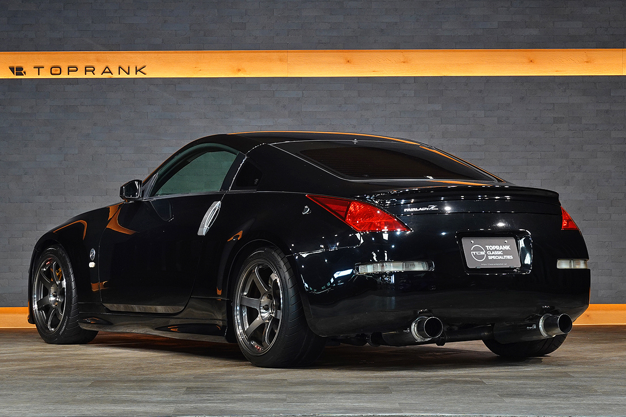 2003 Nissan FAIRLADY Z Nissan Z33 FAIRLADY Z Version S, Aftermarket Aero, RAYS Volk Racing TE37 SAGA SL 18inch Wheels