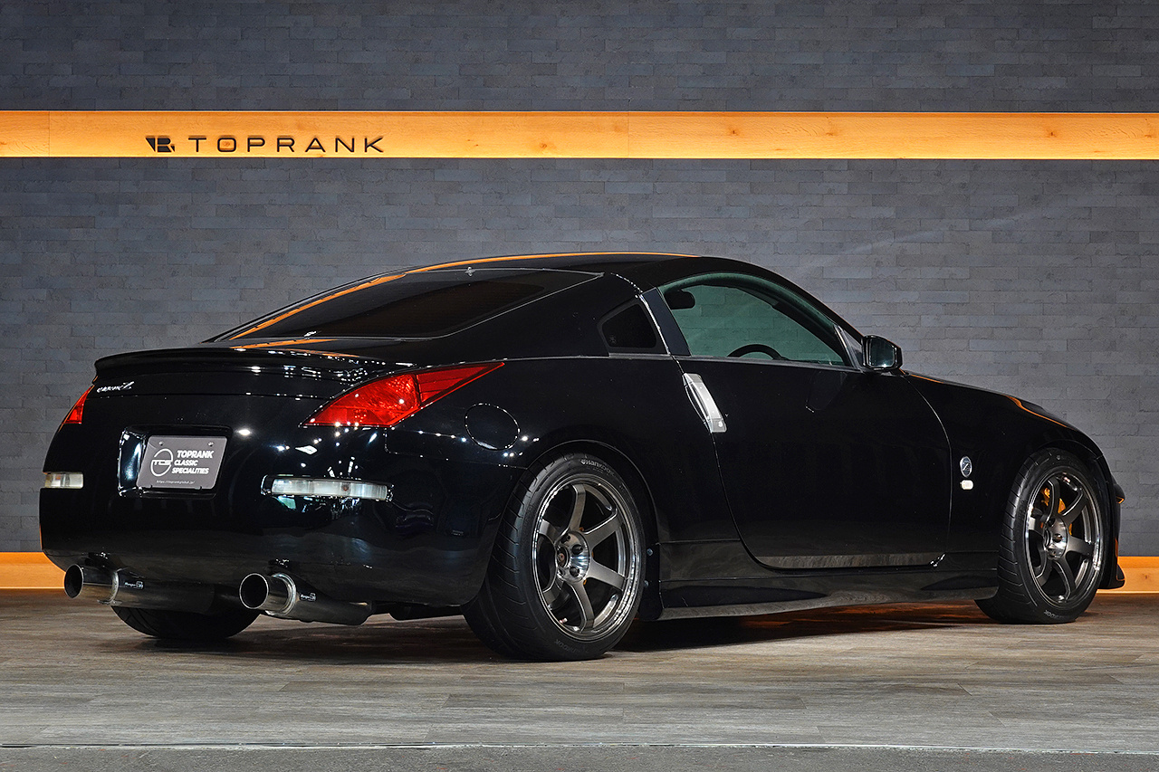 2003 Nissan FAIRLADY Z Nissan Z33 FAIRLADY Z Version S, Aftermarket Aero, RAYS Volk Racing TE37 SAGA SL 18inch Wheels