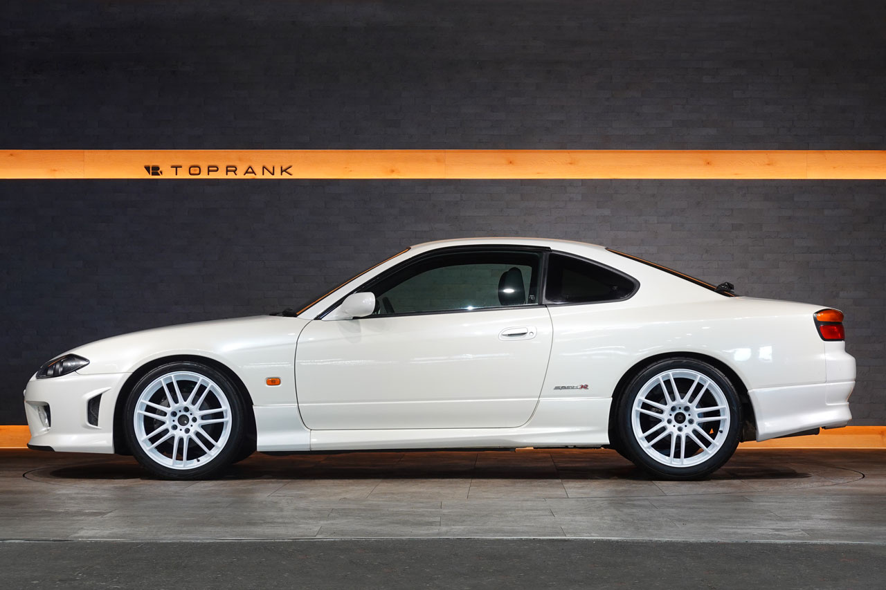 2002 Nissan SILVIA S15 Silvia Spec-R V Package, WORK Emotion ZR7 18 Inch Alloy Wheels, TEIN Height Adjustable Coilovers