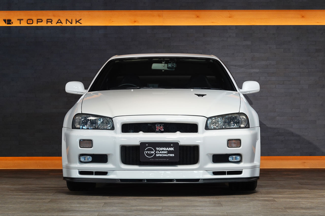 2002 Nissan SKYLINE GT-R BNR34 R34 Skyline GT-R V-Spec 2 Nür, Exterior Color White -QM1-, Nismo S-Tune Suspension