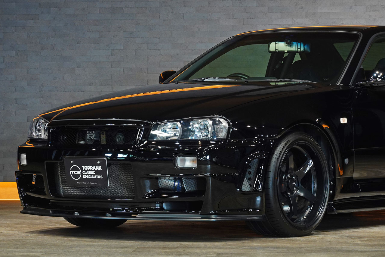 2002 Nissan SKYLINE GT-R BNR34 Skyline GT-R, Garage Yoshida Fully Restored Car, HKS 2.8L Step1/V-cam Built By Kansai Service