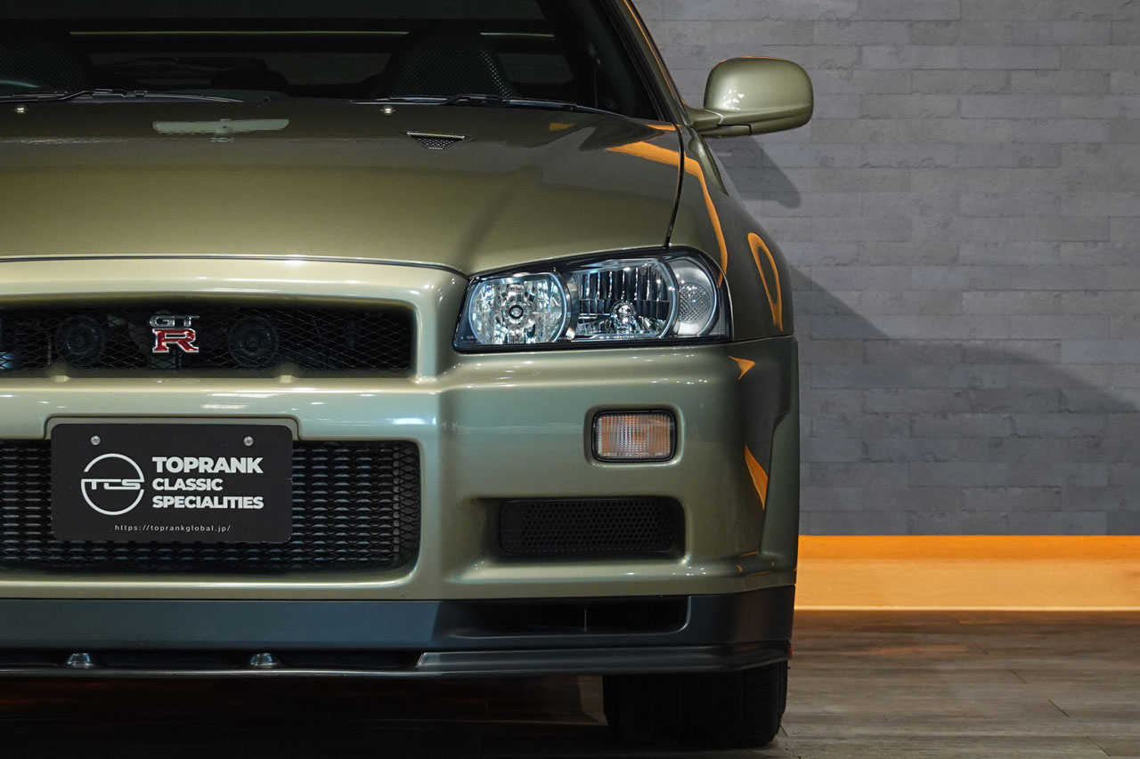 2002 Nissan SKYLINE GT-R BNR34 R34 Skyline GT-R V-Spec 2 Nür, ONE OWNER, Verified LOW Mileage, Factory Millennium Jade -JW0-