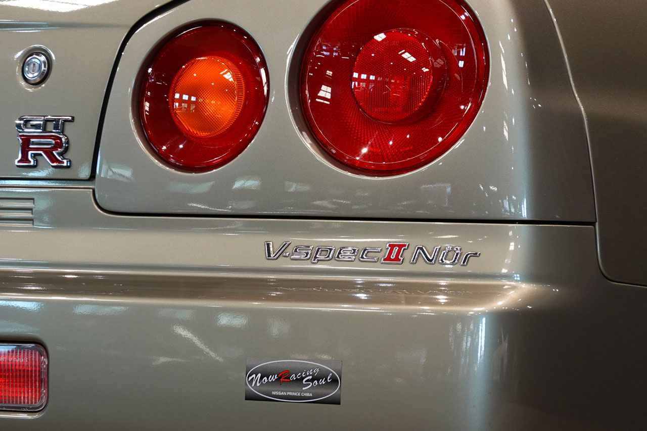 2002 Nissan SKYLINE GT-R BNR34 R34 Skyline GT-R V-Spec 2 Nür, ONE OWNER, Verified LOW Mileage, Factory Millennium Jade -JW0-