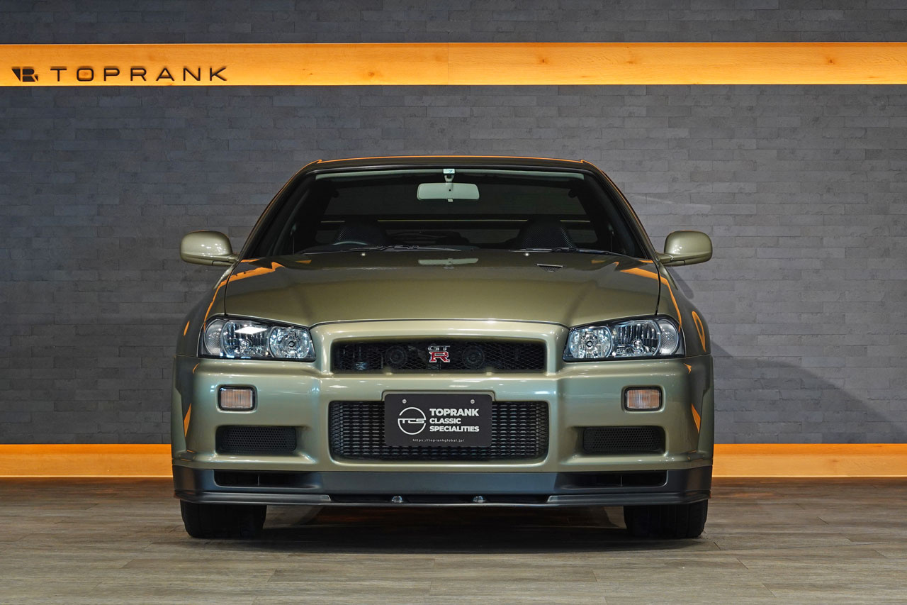 2002 Nissan SKYLINE GT-R BNR34 R34 Skyline GT-R V-Spec 2 Nür, ONE OWNER, Verified LOW Mileage, Factory Millennium Jade -JW0-