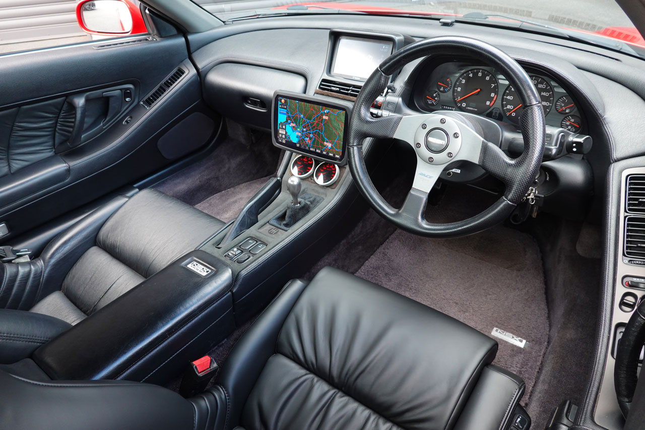 1991 Honda NSX NA1 NSX, Weds Sports TC105X Alloy Wheels, ARC Titanium Muffler, KSP Height Adjustable Coilovers