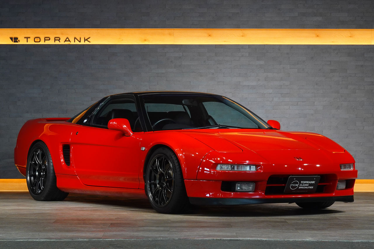 1991 Honda NSX NA1 NSX, Weds Sports TC105X Alloy Wheels, ARC Titanium Muffler, KSP Height Adjustable Coilovers