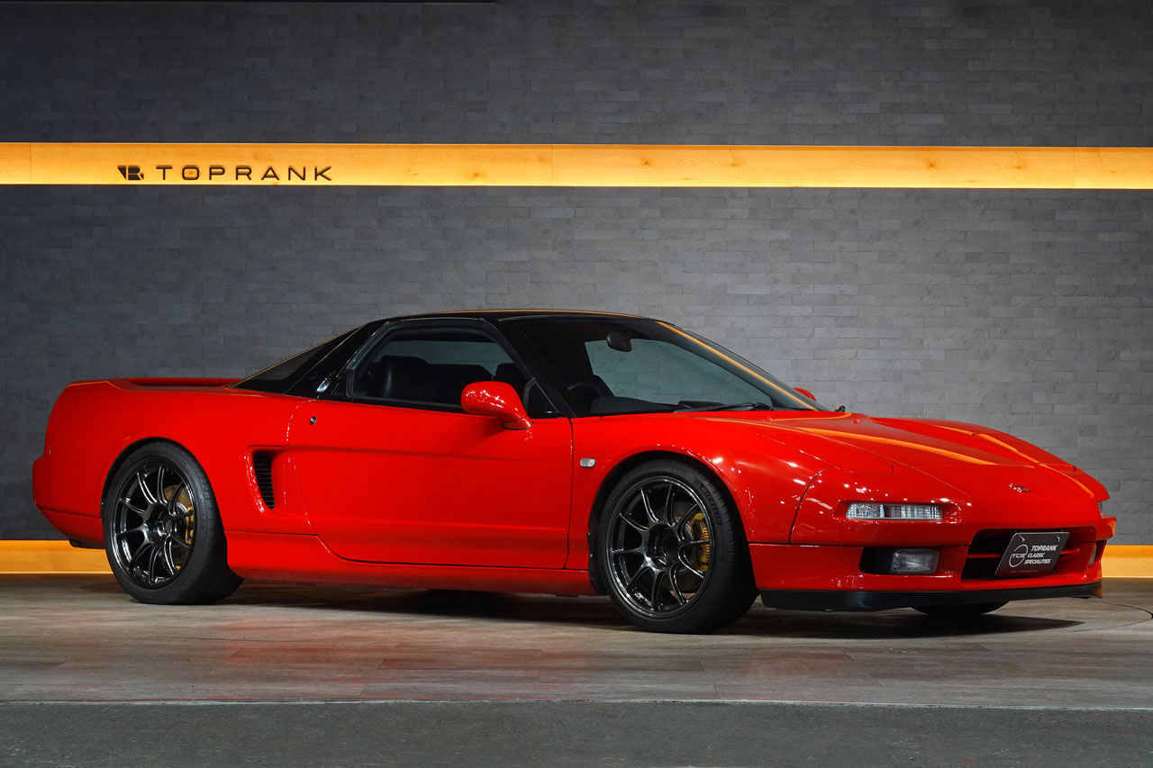 1991 Honda NSX NA1 NSX, Weds Sports TC105X Alloy Wheels, ARC Titanium Muffler, KSP Height Adjustable Coilovers