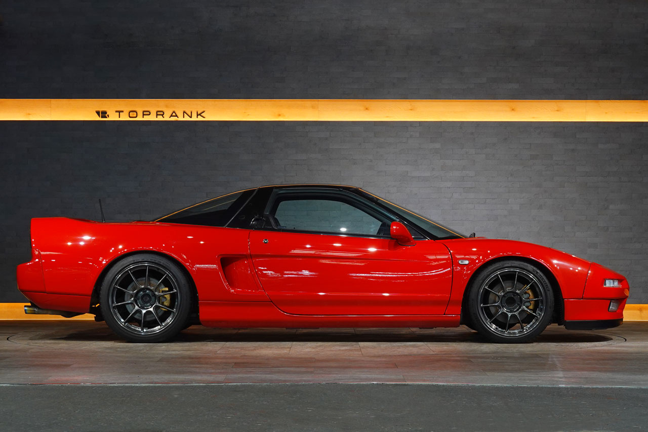 1991 Honda NSX NA1 NSX, Weds Sports TC105X Alloy Wheels, ARC Titanium Muffler, KSP Height Adjustable Coilovers