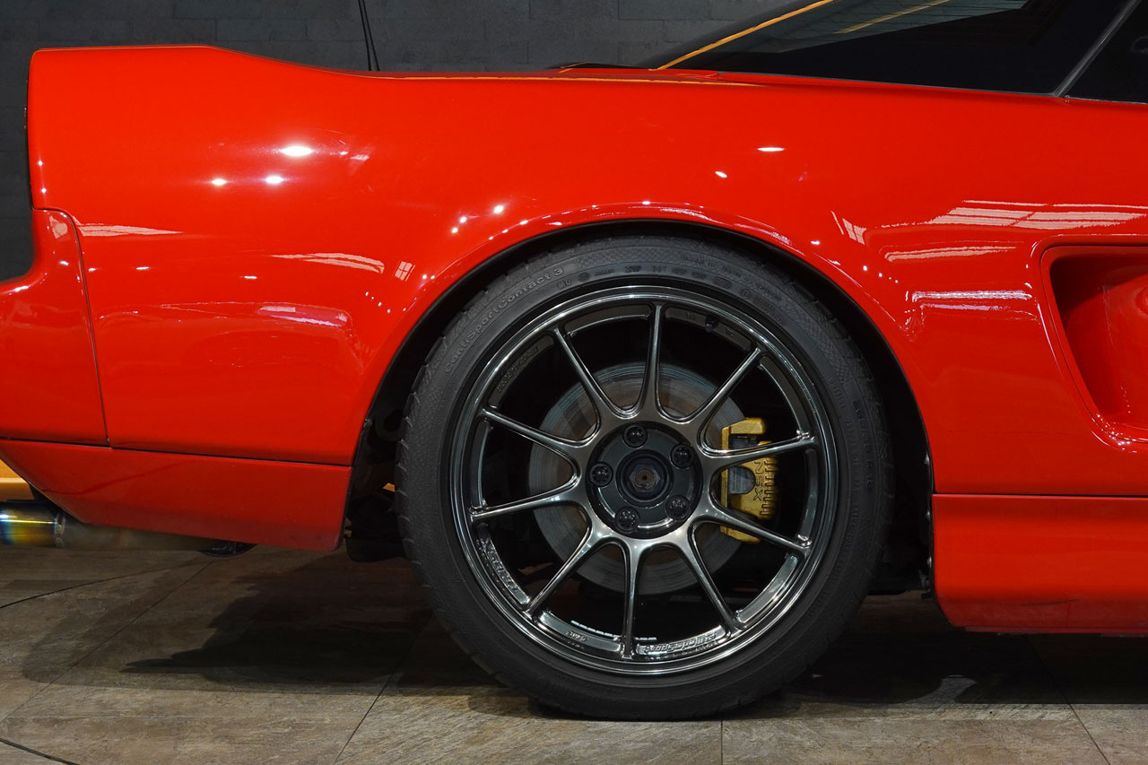 1991 Honda NSX NA1 NSX, Weds Sports TC105X Alloy Wheels, ARC Titanium Muffler, KSP Height Adjustable Coilovers