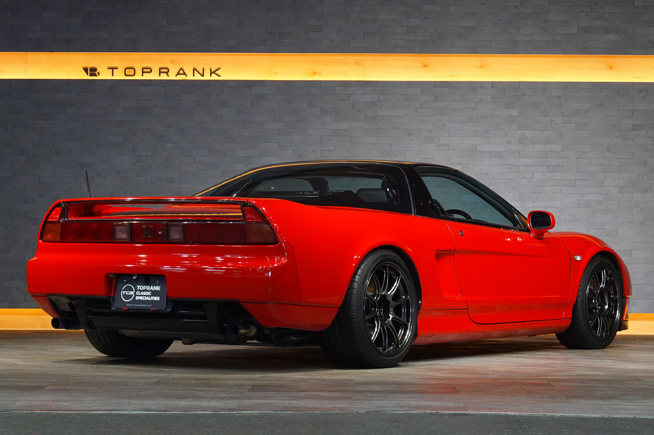 1991 Honda NSX NA1 NSX, Weds Sports TC105X Alloy Wheels, ARC Titanium Muffler, KSP Height Adjustable Coilovers