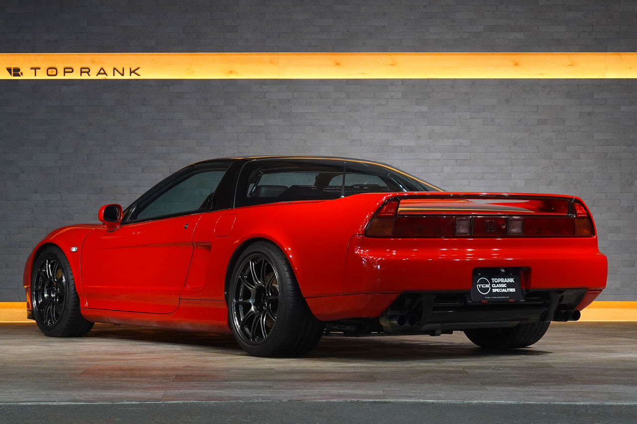 1991 Honda NSX NA1 NSX, Weds Sports TC105X Alloy Wheels, ARC Titanium Muffler, KSP Height Adjustable Coilovers